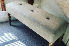 narrow quirky modern footstool